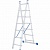 Лестница, 2 х 7 ступеней, алюминиевая, двухсекционная цена, купить | РБС-спектр Витебск