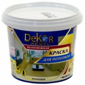 Краска ВД-АК 216 "DEKOR" для потолков белоснежная 1,1 кг цена, купить | РБС-спектр Витебск