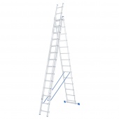 Лестница, 3 х 14 ступеней, алюминиевая, трехсекционная Сибртех цена, купить | РБС-спектр Витебск