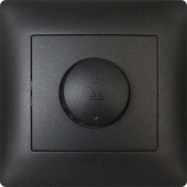 Диммер-светорегулятор чёрный V-109(b) с чёрной рамкой V-010 (b) цена, купить | РБС-спектр Витебск