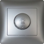 Диммер-светорегулятор серебристый V-109(s) с серебристой рамкой V-010 (s) цена, купить | РБС-спектр Витебск