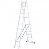 Лестница, 2 х 12 ступеней, алюминиевая, двухсекционная Сибртех  цена, купить | РБС-спектр Витебск