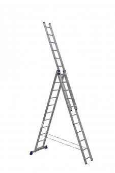Алюминиевая трехсекционная универсальная лестница ALUMET Н3 5311 цена, купить | РБС-спектр Витебск