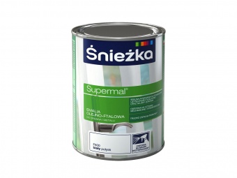 Эмаль маслено-фталевая SUPERMAL 0,8 л белая глянец цена, купить | РБС-спектр Витебск