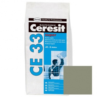 Ceresit/СЕ 33/№01 Композиция для заполнения швов НВ (фуга серая), 2 кг цена, купить | РБС-спектр Витебск