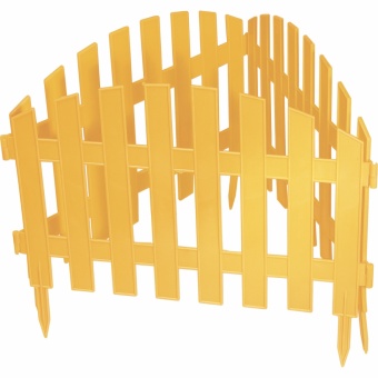 Забор декоративный "Романтика", 28 х 300 см, желтый цена, купить | РБС-спектр Витебск