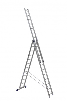 Алюминиевая трехсекционная универсальная лестница ALUMET Н3 5312 цена, купить | РБС-спектр Витебск